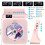 Portable CD Player with Bluetooth 5.0 and FM Radio, Includes Remote Control, AUX/USB Input Headphone Jack 2