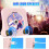 Portable CD Player with Bluetooth 5.0 and FM Radio, Includes Remote Control, AUX/USB Input Headphone Jack 4