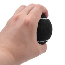 30Pcs Pack Tennis Balls Wear-Resistant Elastic Training Balls 66mm Ladies Beginners Practice Tennis ,Black