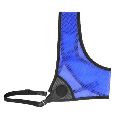 Adjustable XL Archery Chest Guard with 3D Mesh and PU Leather 1