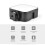 Mini LED Video Light 6500K Dimmable 5W 49 LEDs Camera Fill-in Light 8