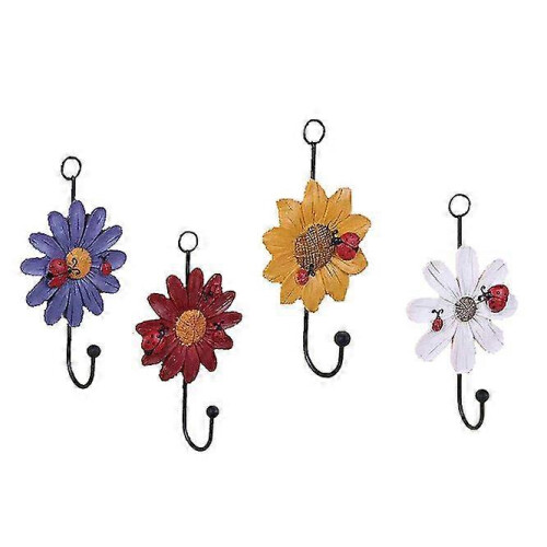 (set 2)Plant Wall Hooks Wall Mounted, Art Flower Iron Hook, Home Decoration