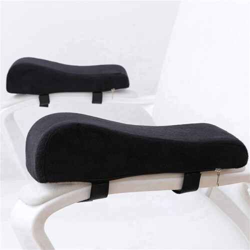Cuscini Ergonomici per Braccioli per Sedia, Allevia La Pressione con Cuscinetti per Braccioli nel Memory Foam, Set di 4 Sedie 2