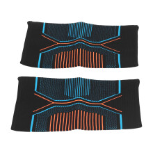 Codera para codo 2 piezas Talla M Azul/Naranja Manga de fitness