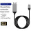 2X Câble HDTV USB3.1 4K Type-C Vers  pour Téléphone Android pour Connecter le Câble de Périphérique TV Même Écran 2M 4
