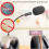 180 Pack Foam Microphone Windscreen, Size Lapel Headset Mic Foam Covers for Headset Microphone 3