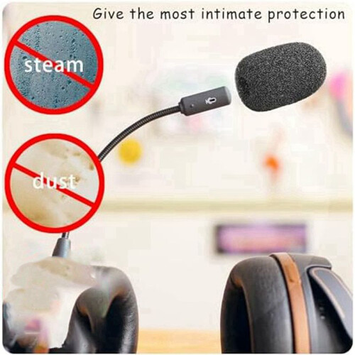 180 Pack Foam Microphone Windscreen, Size Lapel Headset Mic Foam Covers for Headset Microphone 2