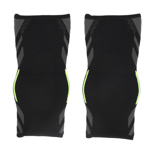 2 pezzi di supporto per caviglia, taglia M, Nero e Verde, 99,2-132,3 lb 2