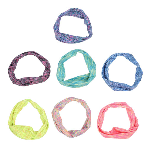 Set de 7 diademas, que absorben la humedad, multicolor 1
