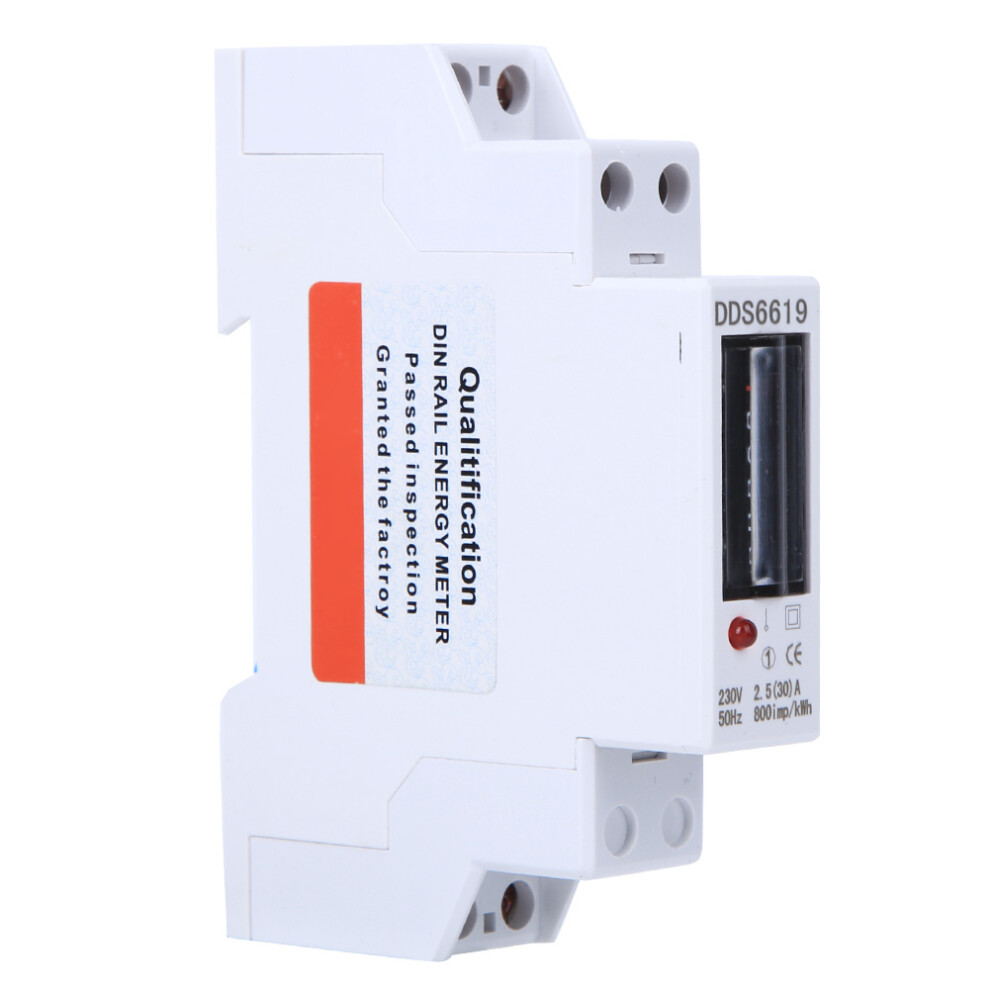 Energy Meter Din Rail 1P, 230V, 2.5A/5A, Dds6619-001 3201392526117