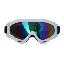 (White frame color film) Ski Goggles, Motorcycle Goggles, Cycling Goggles For Men And Women