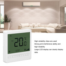 Smart Fan Coil Thermostat ABS LCD Home Office