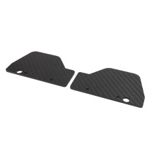 RC Car Rear Mud Guards 2 Pack Carbon Fibre Splash Guards for Arrma Mojave