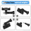 TELESIN Magnetic Two Claw Adapter Action Camera Accessories for  OSMO Action 3 Adapter 7