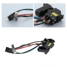 Switch Compatible with BHR202 DHR202 BHR162, Replacement Power Tool Part, Black Plastic Switch for Impact Drill