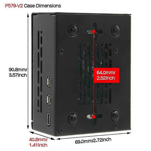 PCIe M.2 NVMe SSD Expansion Board Compatible with Raspberry Pi 5 with Enclosure for Data Storage Solution 2