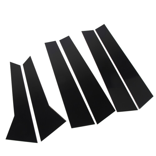 Glossy Black B Pillar Trim 6Pcs Macan 95B