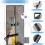Magnetic Screen Net with 1mm Dense Mesh, Mosquito Proof and Automatic Closure for Doors and Windows 4