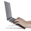 Laptop Stand, Aluminium Foldable Computer Desk for Bed Use with Tablet Holder 2