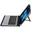 Capa de couro compatível com a tablet HP Elite x2 G8 de 13 polegadas, capa antichoque com design de folio com suporte 3