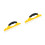2Pcs Ergonomic Silicone Squeegee for Car Windows Yellow 8