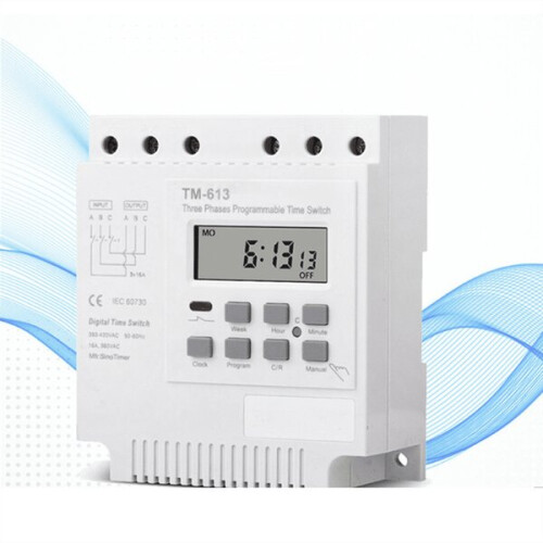 Industrial Timer Switch 17 Programmes 380V/415V with Weekly Scheduling for Industrial Automation 1