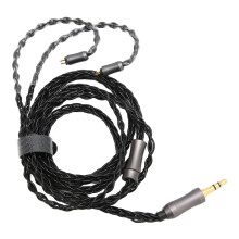 8 Core Silver Plated 3.5mm Headphone Cable 3.9ft for MP3 MP4