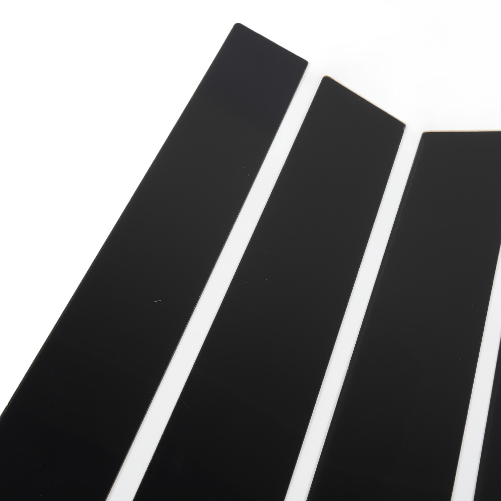 4Pcs Pc Plastic Pillar Post Trim For Panamera 970 Black 7293282101371