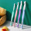 4 Pcs Ergonomic Plastic Crochet Hooks Set, 8-15mm, Clear Scale 9