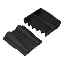 Molde en forma de taza para cubos de hielo de 30-40 oz, negro