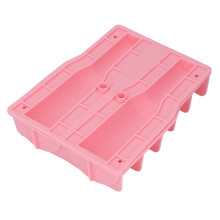 Molde para cubos de hielo con forma de taza, 30-40 oz, rosa