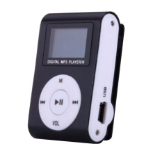 Portable MP3 Player with 1.2-inch Touchscreen, Built-in Speaker and Rechargeable Battery for Audio Playback