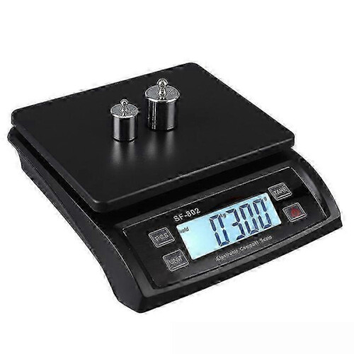 Digital Counting Scale 30kg/1g with Multi-Unit Conversion, Tare PCS Function for Industrial Workshop Use