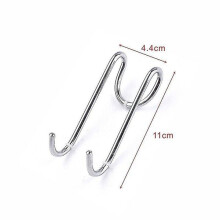 Cabinet Top Drawer Double Hook, 304 Stainless Steel 10kg Load Bearing Over Door Hook for Kitchen Bathroom Storage Organisation