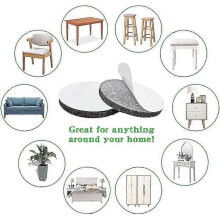 Furniture Felt Pads, 50 Pieces 25mm x 3mm, Anti-Slip Floor Protectors for Chairs Tables, Scratch Noise Reduction