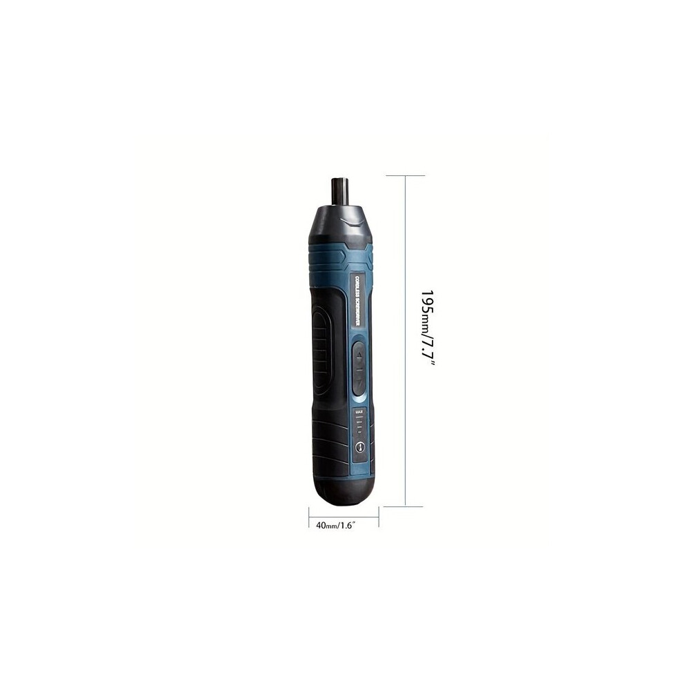 Cordless Mini Screwdriver With Usb Rechargeable Lithium Battery For Household Diy Repair 6901508324954