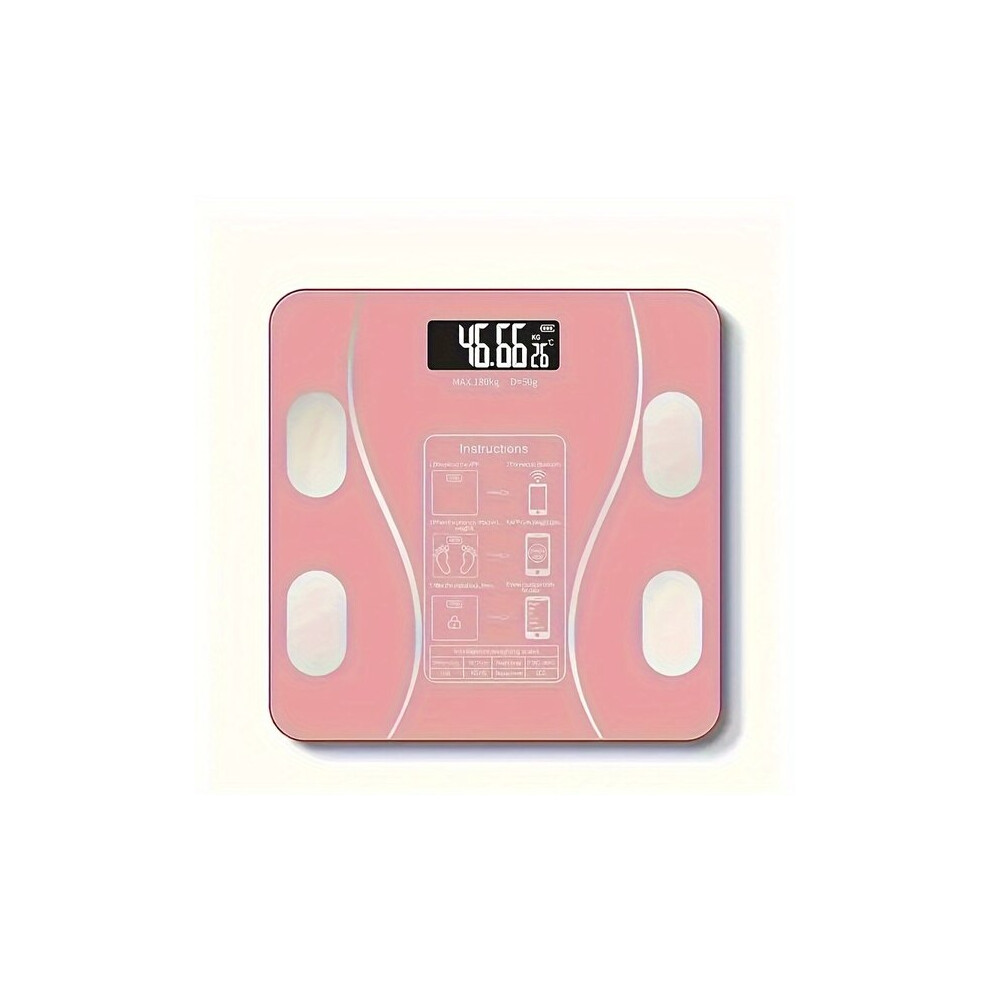 Smart Body Fat Scale with LED Display App Connectivity for Body Composition Analysis - Accurate Health Monitoring Tool for Home Use