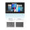 Foldable Wireless Keyboard with Touchpad, Bluetooth 5.1, Rechargeable, Compatible with Tablet, Smartphone Laptop 3