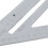 7in Aluminum Rafter Square, Multifunctional Carpenter Tool, Silver 3