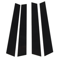 4 pezzi brillante nero cuscinetto finestra pilastro pannello decorativo per Panamera 970 2009-2016
