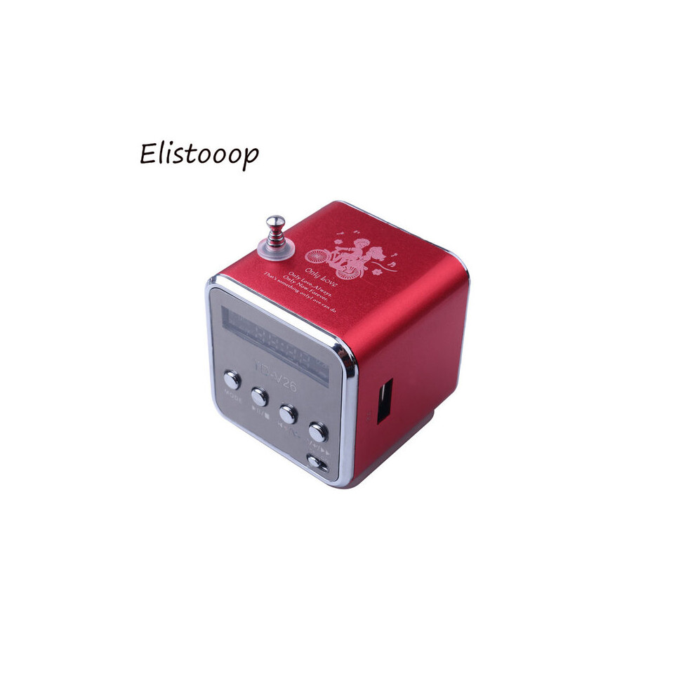 Portable Speaker With Fm Radio, 3W Clear Sound, Compatible With All 3.5Mm Devices, Lcd Display For Indoor Outdoor Use 6901508324206