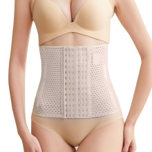 Damen Taillentrainer Body Shaper Nachgeburts-Slimming-Gürtel Korsett Hautfarbe M