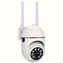 Security Camera 1080p HD with Colour Night Vision, 360 PTZ Pan Tilt Zoom for Indoor and Outdoor Use