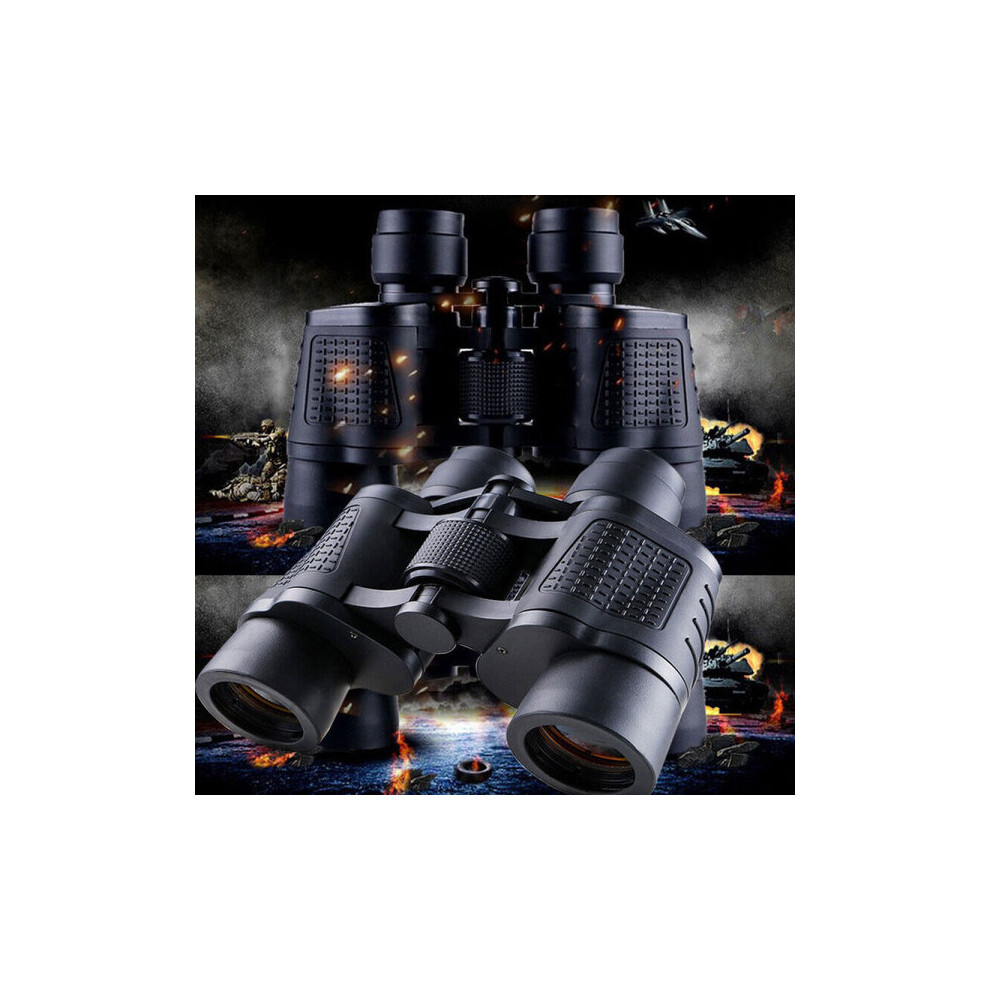 Binoculars, Bak4 Prism 36Mm Objective Lens, Hd Optics For Day And Night Use, 80X80 Magnification Dark/Light 6901508329508