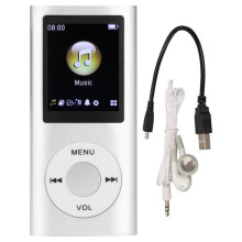 MP3 Player with Lossless Sound Quality, 64GB Expandable Storage, 8-Hour Battery, Aluminium Alloy Body