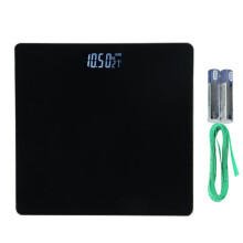 Báscula conectada mediante Bluetooth, con plataforma de vidrio templado, soporta hasta 180 kg / 396 lbs, para uso en el baño.