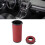 Autotaschentuchhalter rotes Leder Wolfram-Stahl 2