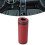Autotaschentuchhalter rotes Leder Wolfram-Stahl 3