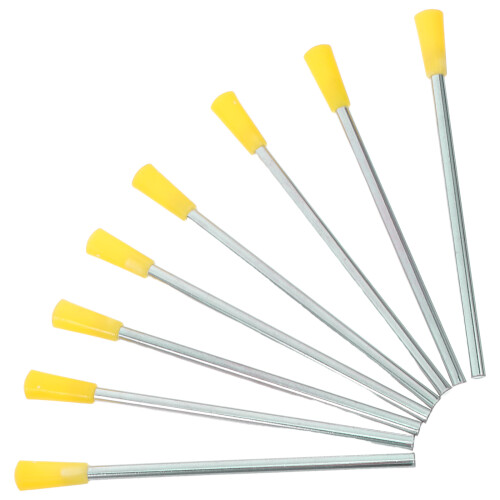 32Pièces Ensemble De Triangles Percussion Métal Et Plastique Couleurs 2