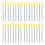32Pièces Ensemble De Triangles Percussion Métal Et Plastique Couleurs 5